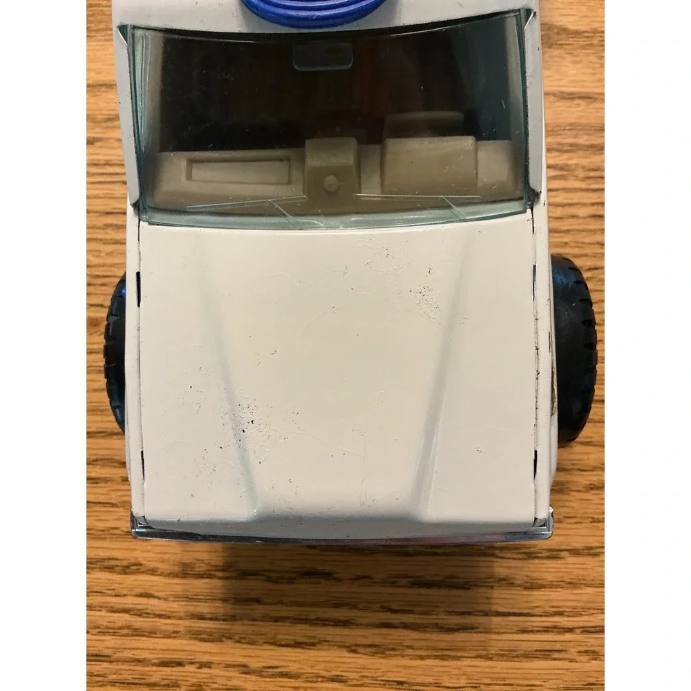 Vintage Nylint NAPA Auto Parts Pressed Steel Toy Truck Lights and Sound White